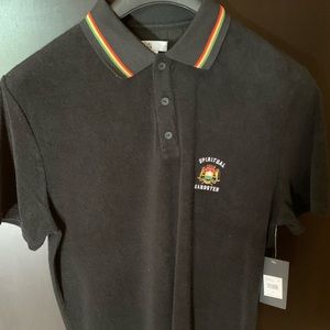 Spiritual Gangster men’s black polo size small